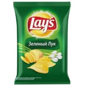 Чипсы Lays Зеленый Лук 70гр.