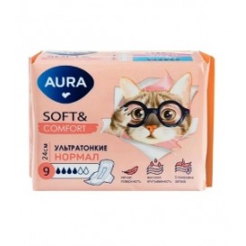 Прокладки Aura Soft&Comfort Ультратонкие Нормал