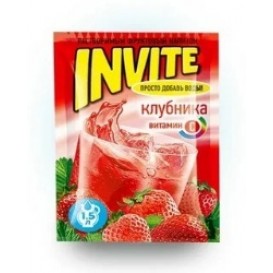 Растворимый Напиток Invite Клубника